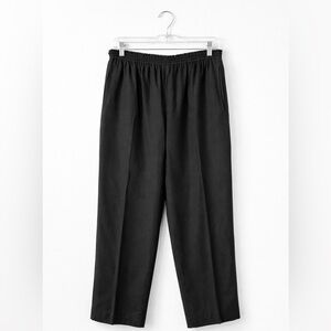 Gallant Vintage Black Relaxed Trousers- Made in USA ILGWU Minimalist Size: M